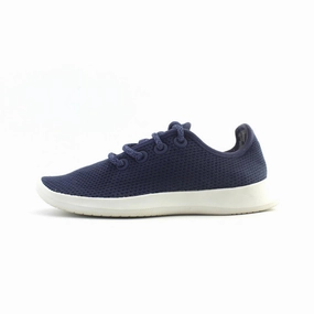 Allbirds Tree Runners - CLASSICS: Kauri Marine Blue (White Sole) EX Allbirds casual shoe styles