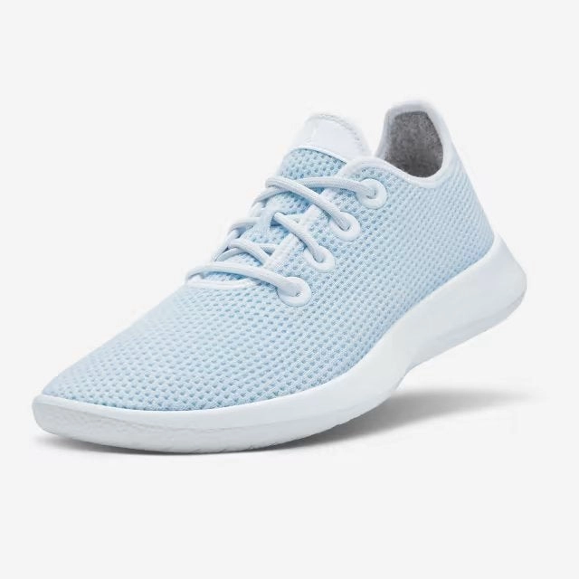 Allbirds Tree Runners - LIMITED EDITION:- Clarity Blue (Clarity Blue Sole) sleek everyday shoe design