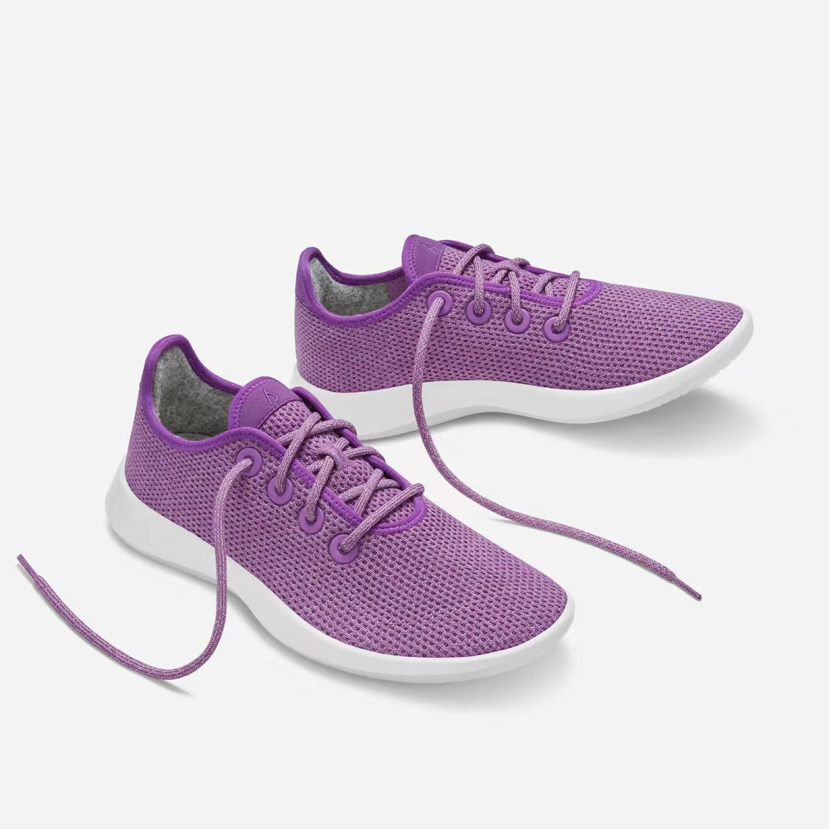 Allbirds Tree Runners - LIMITED EDITION:   Lux Purple (Blizzard Sole) sleek everyday shoe design