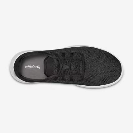 Allbirds Tree Runners - LIMITED EDITION: Dark Black (White Sole) sleek everyday shoe design