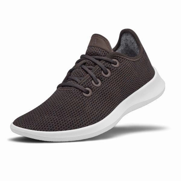 Allbirds Tree Runners - LIMITED EDITION: Peppercorn (white sole) sleek everyday shoe design