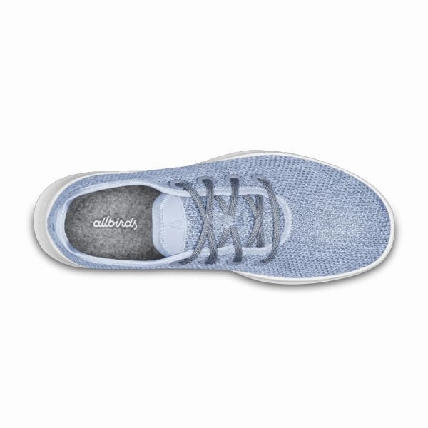 Allbirds Tree Runners - LIMITED EDITION: Sea Moon Blue  (White Sole) sleek everyday shoe design