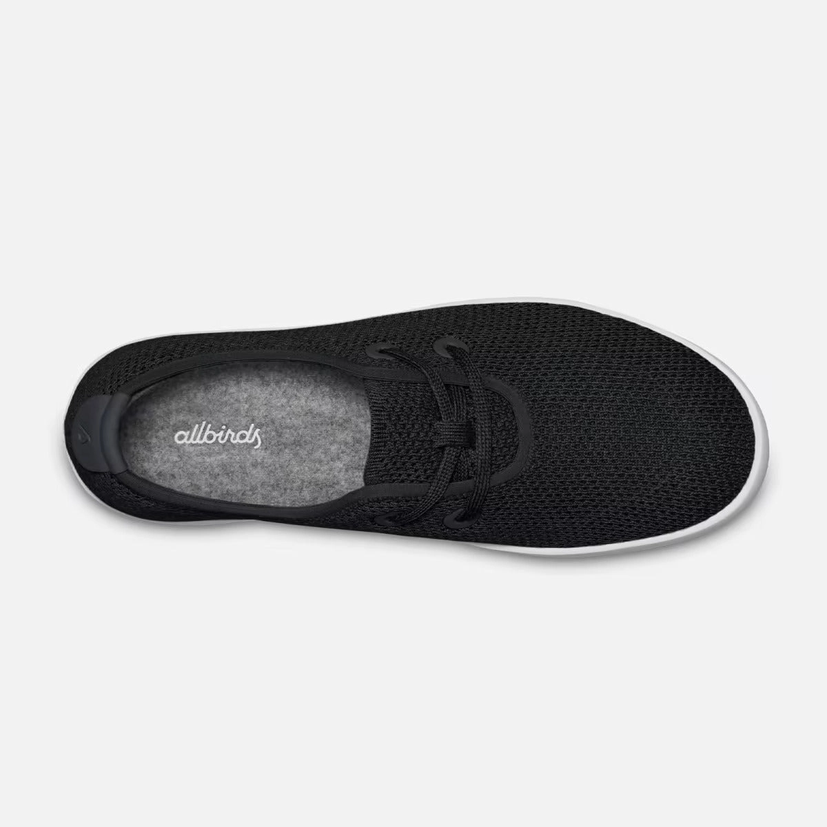 Allbirds Tree Skippers - LIMITED EDITION:  Jet Black (White Sole) sleek everyday shoe design