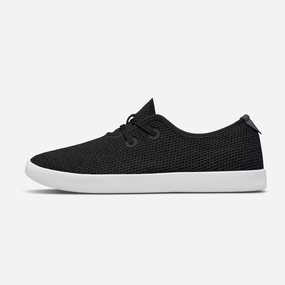 Allbirds Tree Skippers - LIMITED EDITION:  Jet Black (White Sole) Allbirds casual shoe styles