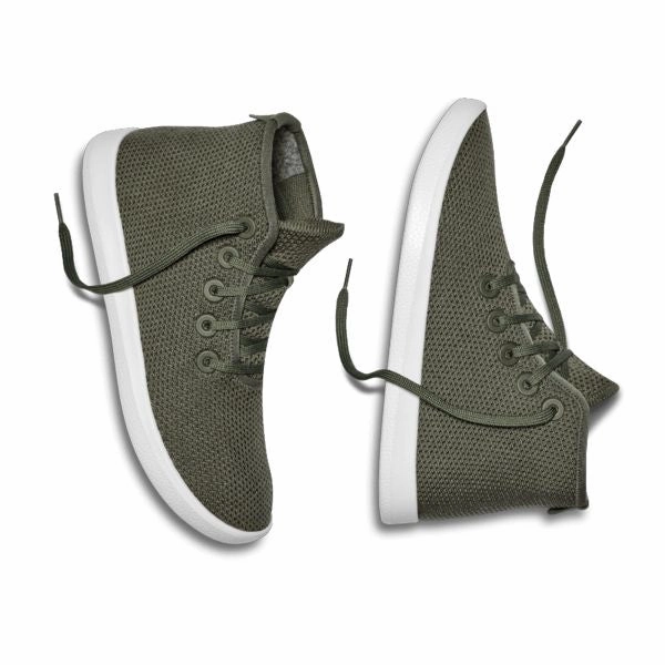 Allbirds Tree Toppers - Banyan Green (WHITE Sole) sleek everyday shoe design