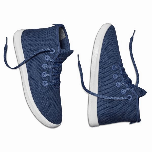 Allbirds Tree Toppers - CLASSICS: Dark Blue (White Sole) sleek everyday shoe design