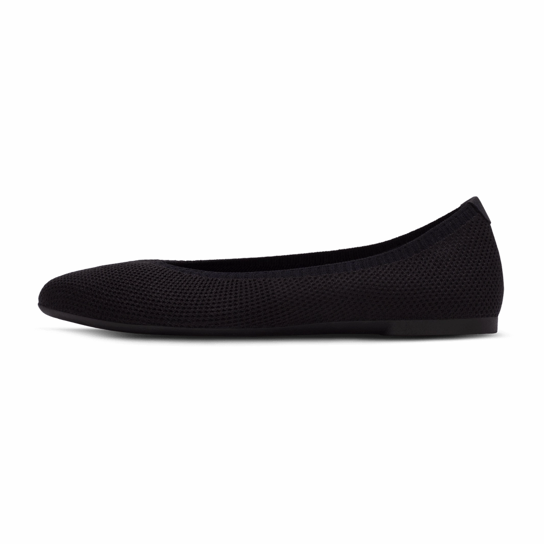 Allbirds Women's Tree Breezer Point - LIMITED EDITION: Natural Black (Natural Black Sole) sleek everyday shoe design