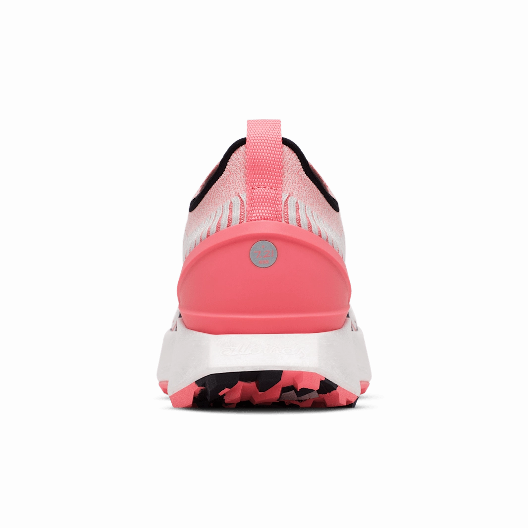 Allbirds Women Tree Flyer 2 : Blizzard/Bloom Coral (Blizzard Sole) sleek everyday shoe design