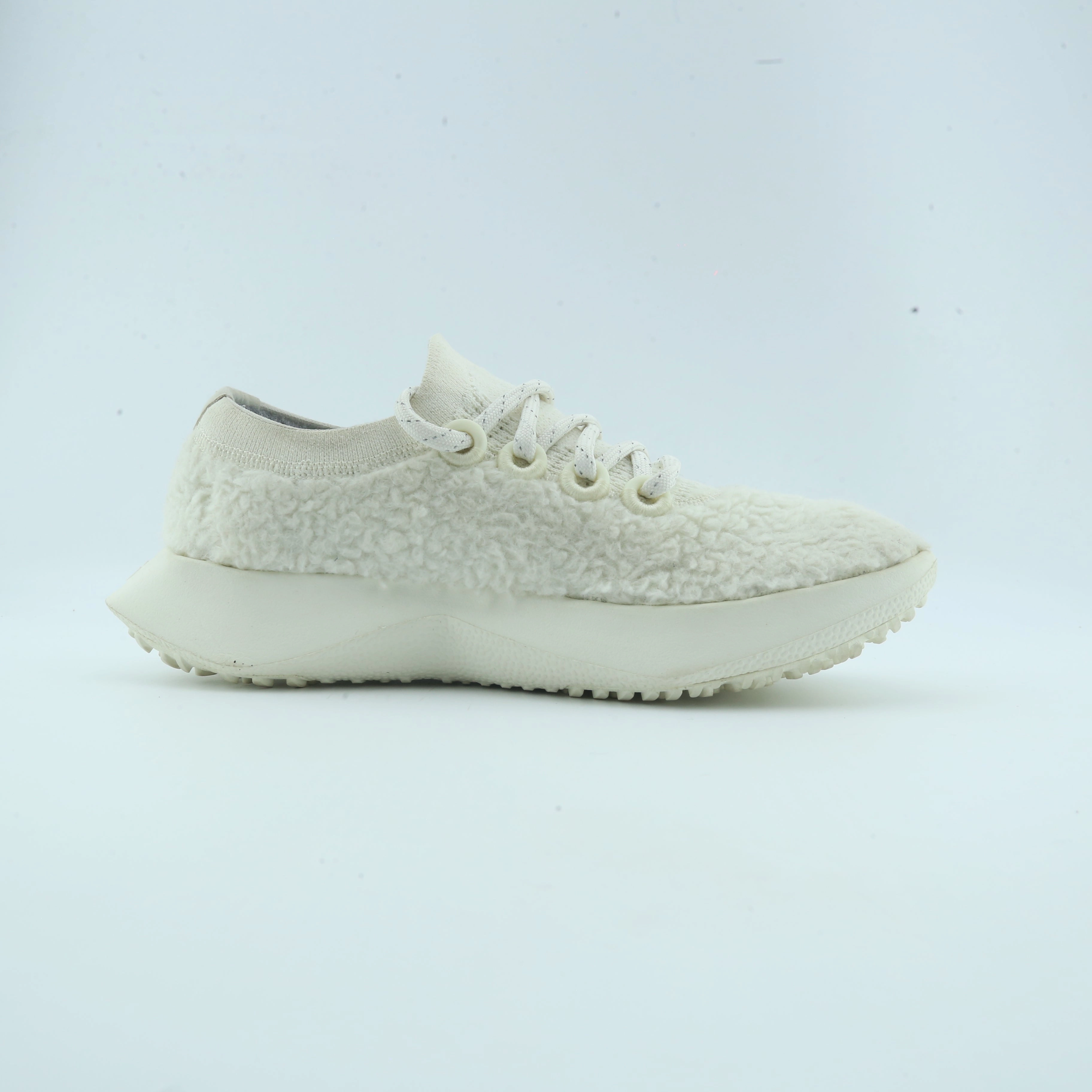 Allbirds Wool Dasher 2 Fluff - Natural White (Natural White Sole) casual comfortable footwear