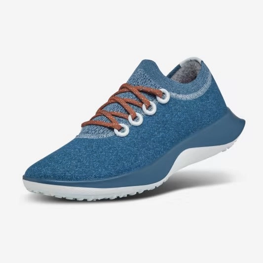 Allbirds Wool Dasher Mizzles -  Frost Navy (Navy Sole) Allbirds casual shoe styles
