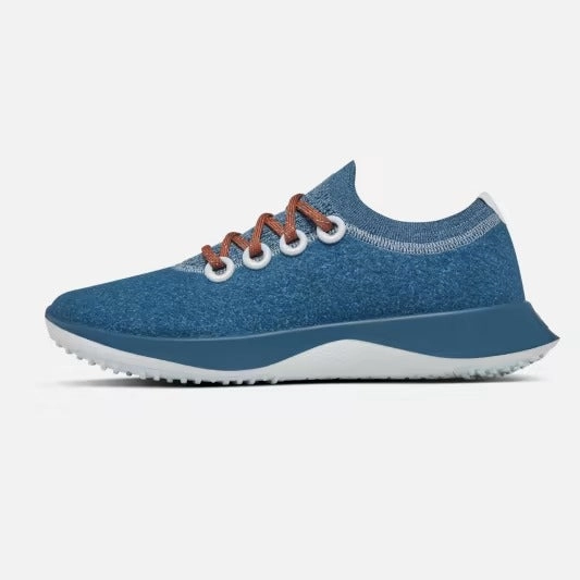 Allbirds Wool Dasher Mizzles -  Frost Navy (Navy Sole) sleek everyday shoe design
