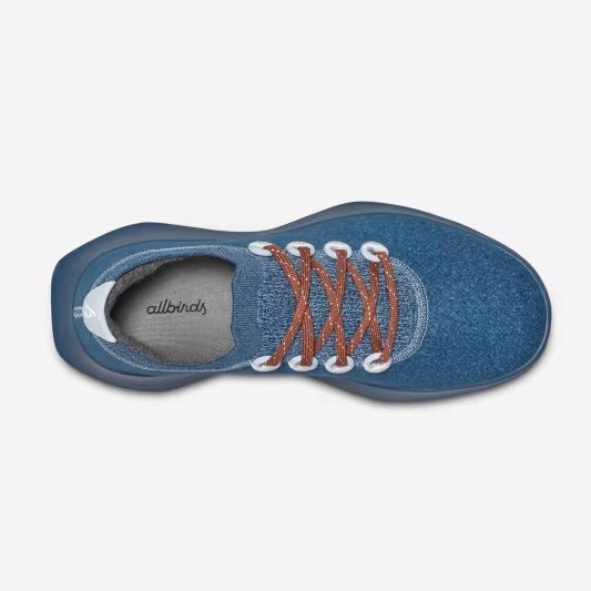 Allbirds Wool Dasher Mizzles -  Frost Navy (Navy Sole) sleek everyday shoe design