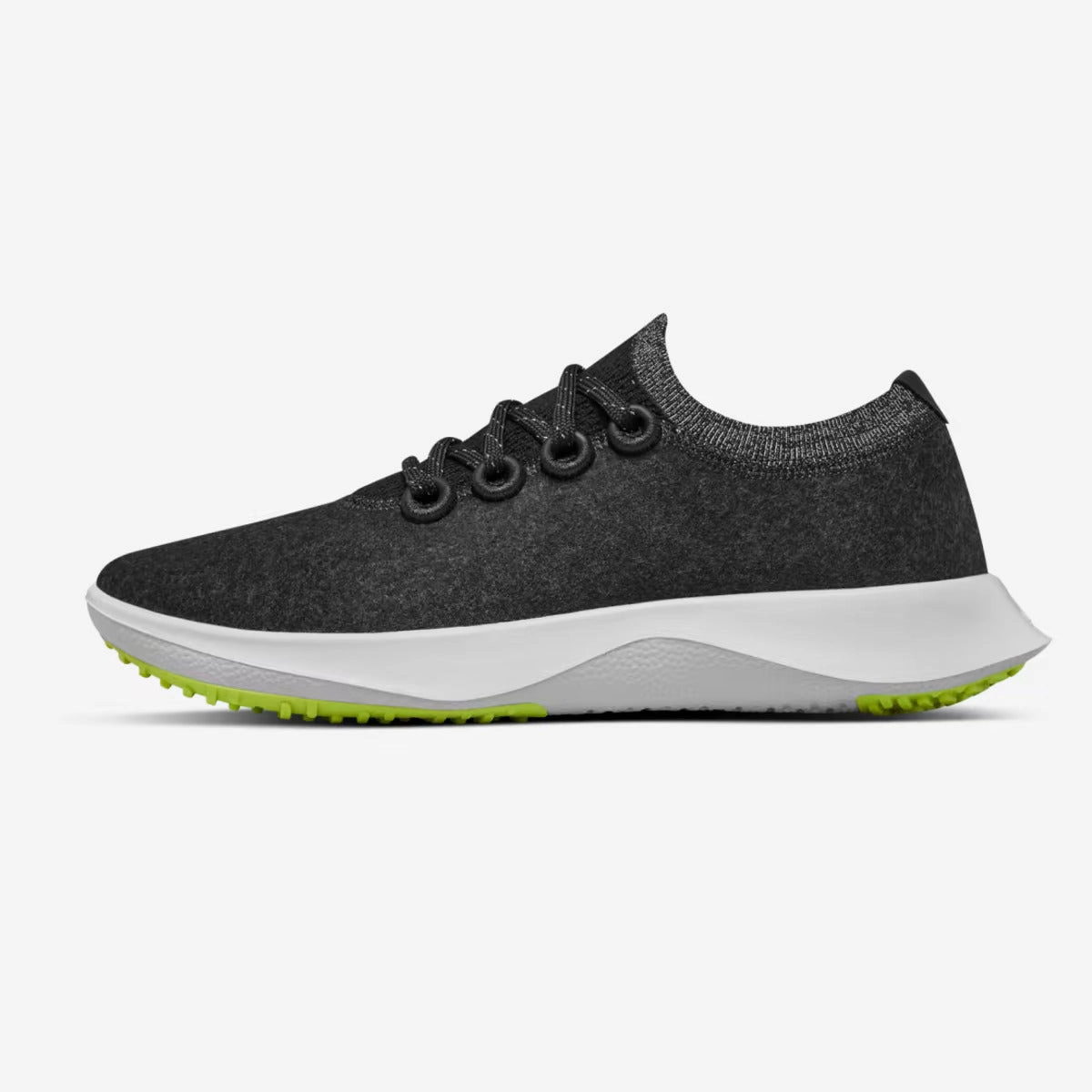 Allbirds Wool Dasher Mizzles - LIMITED EDITION: Natural Black (White Sole) Allbirds casual shoe styles