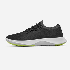 Allbirds Wool Dasher Mizzles - LIMITED EDITION: Natural Black (White Sole) Allbirds casual shoe styles