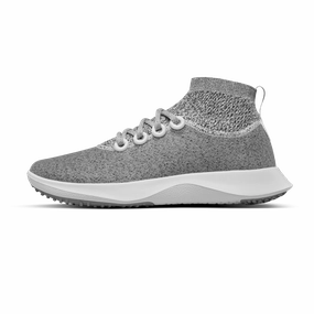 Allbirds Wool Dasher Mizzles - Mid- LIMITED EDITION: Gray (White Sole) Allbirds eco-friendly footwear