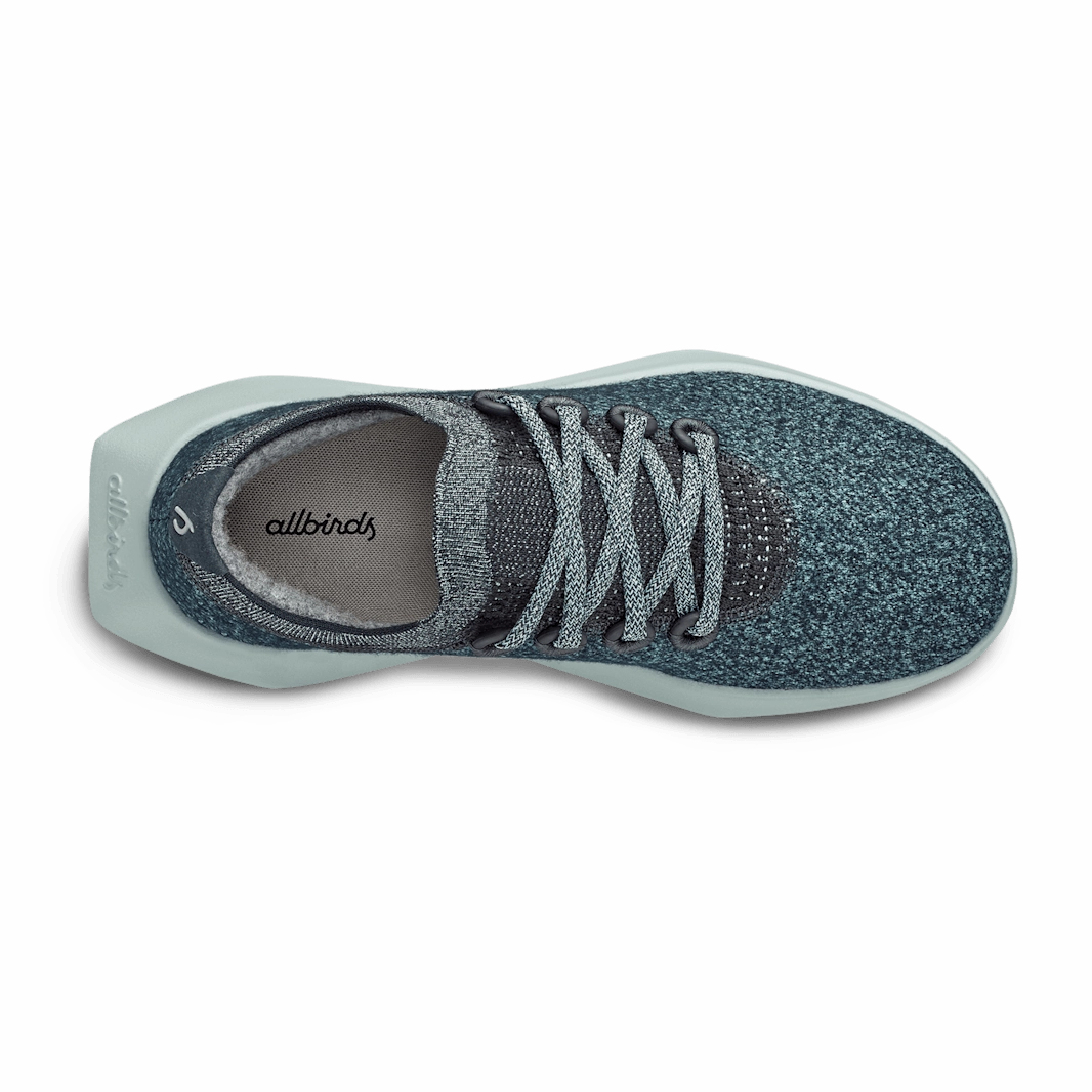 Allbirds Wool Dasher Mizzles -  Natural Black (Bark Grey) sleek everyday shoe design