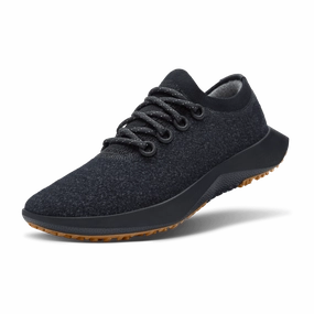 Allbirds Wool Dasher Mizzles - Natural Black (Natural Black Sole) Allbirds casual shoe styles