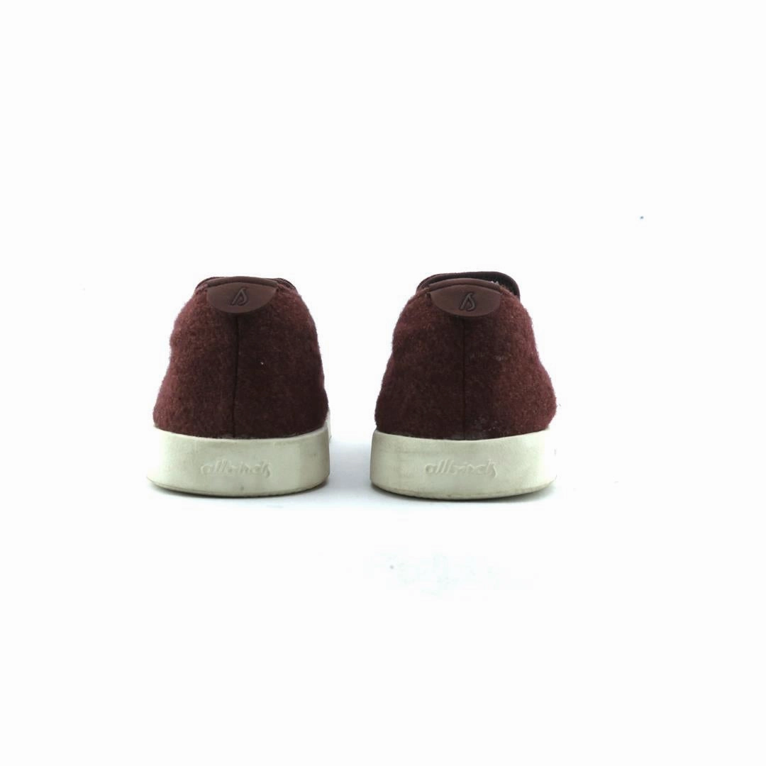 Allbirds Wool Lounger - Maroon Burgundy casual comfortable footwear