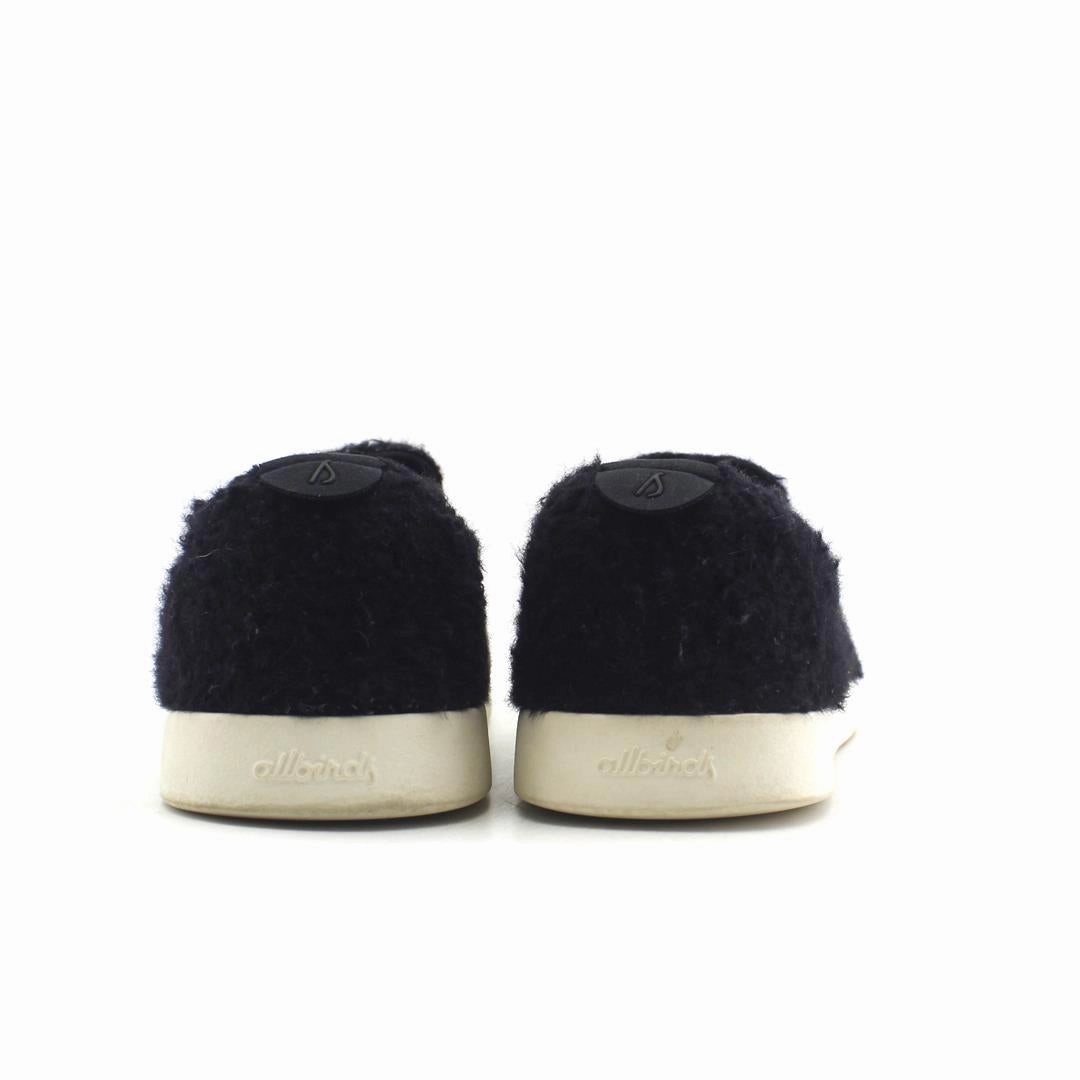 Allbirds Wool Lounger Fluffs- LIMITED EDITION: Natural Black (Cream Sole) EX sleek everyday shoe design