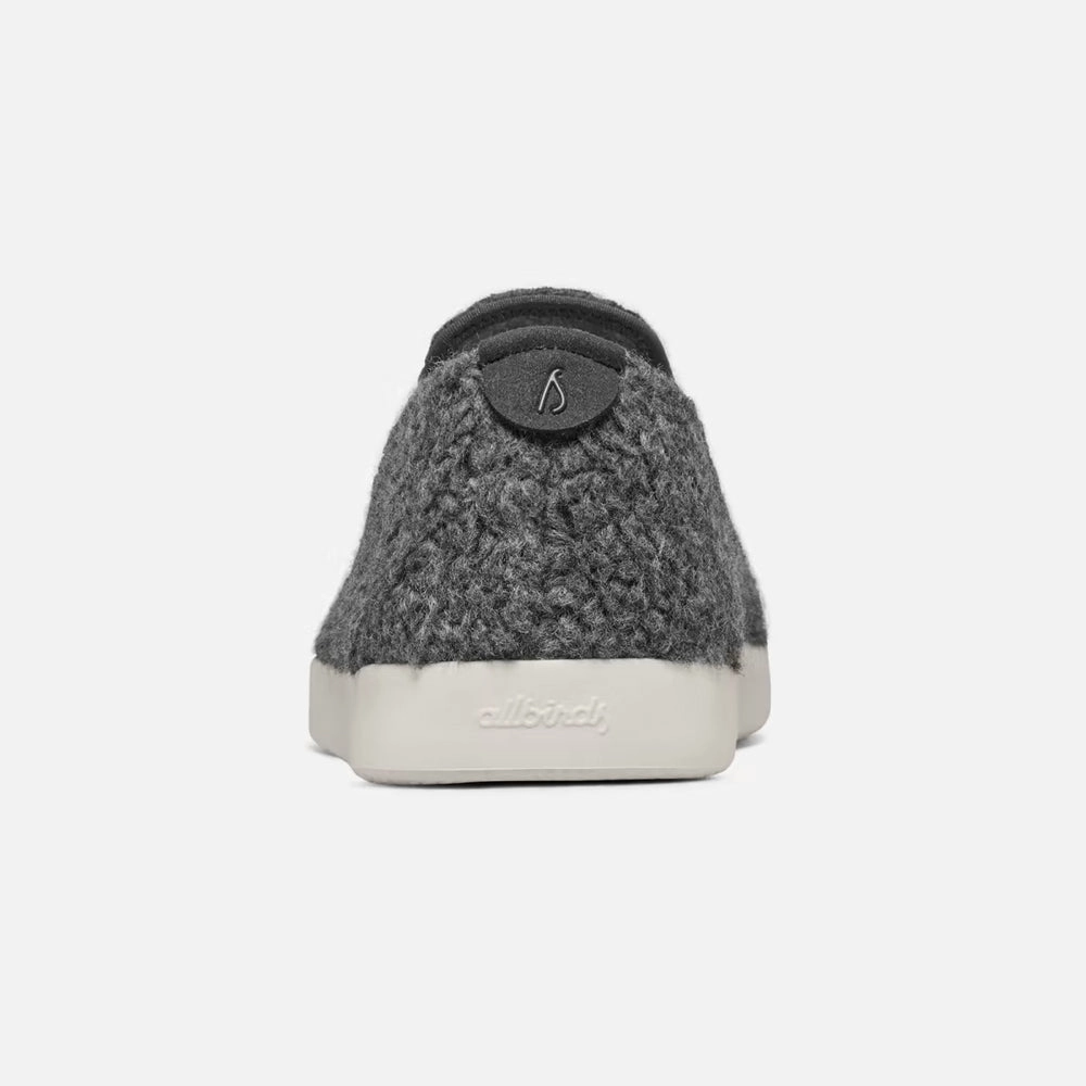 Allbirds Wool Lounger Fluffs- LIMITED EDITION: Natural Grey (Cream Sole) sleek everyday shoe design