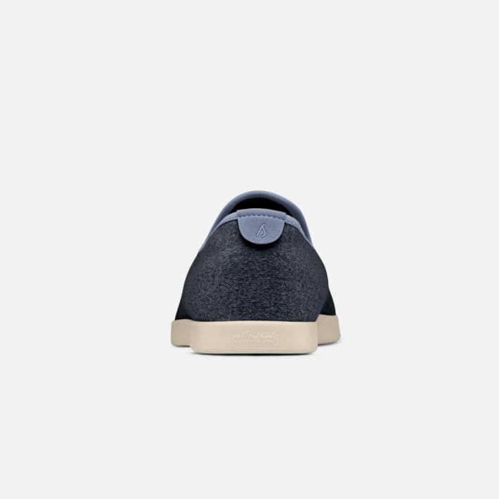 Allbirds Wool Loungers - CLASSICS: Blue (Cream Sole) sleek everyday shoe design