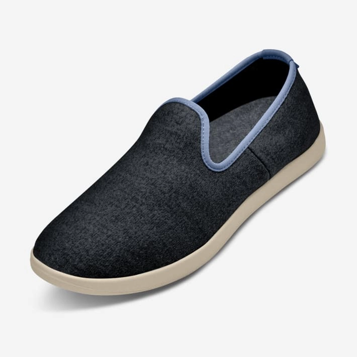 Allbirds Wool Loungers - CLASSICS: Blue (Cream Sole) sleek everyday shoe design