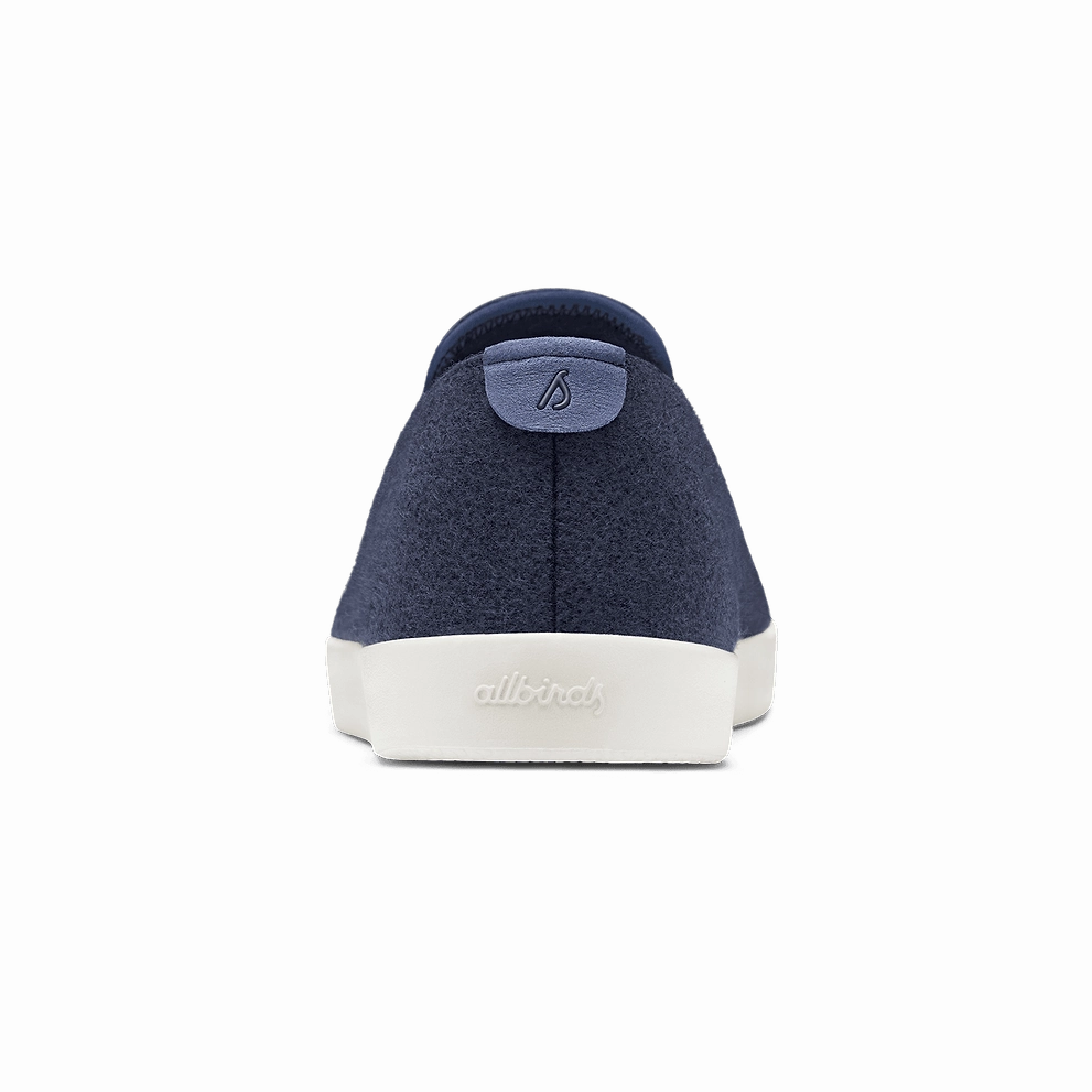 Allbirds Wool Loungers - CLASSICS: Blue (Cream Sole) sleek everyday shoe design