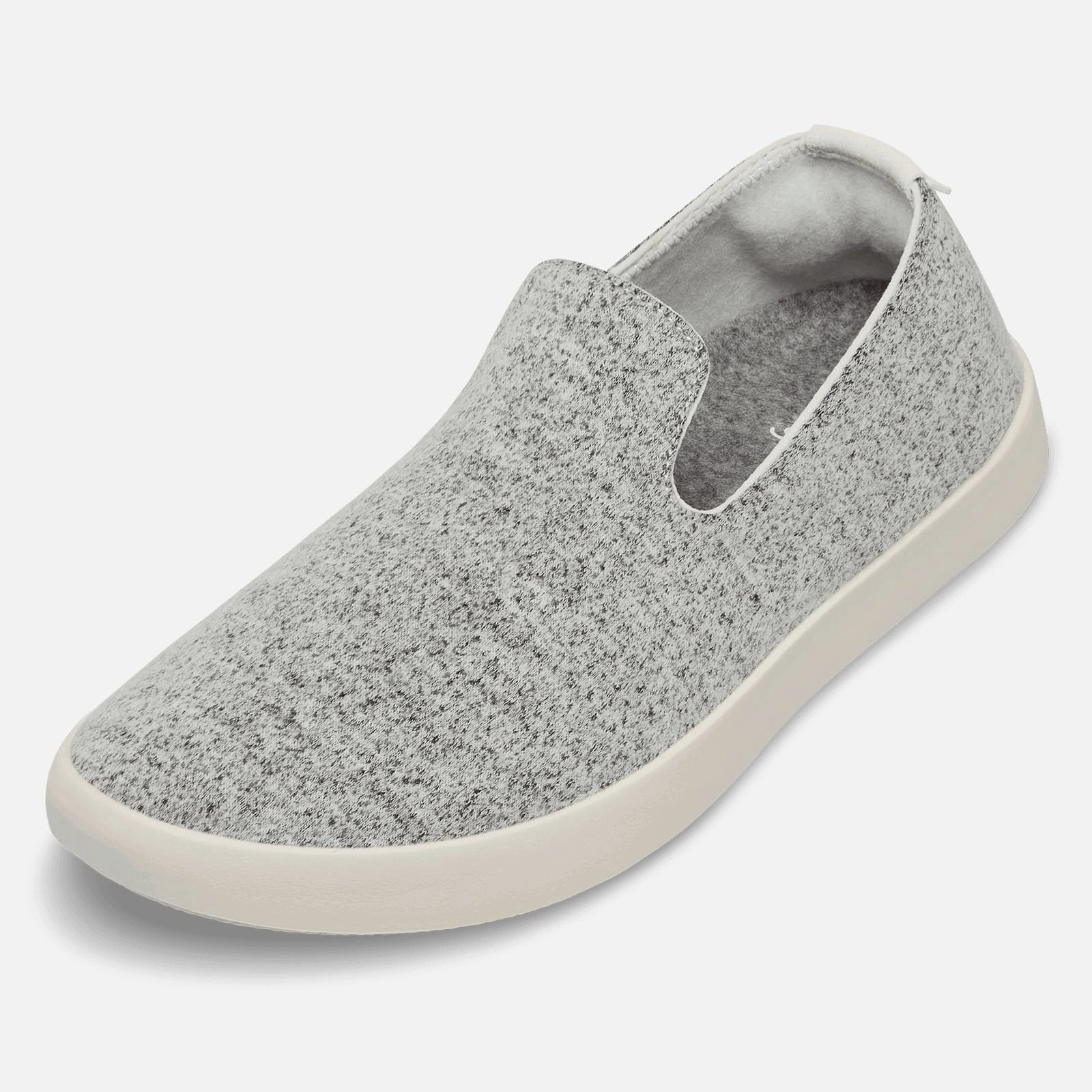 Allbirds Wool Loungers - CLASSICS: LIGHT GRAY (white sole) sleek everyday shoe design