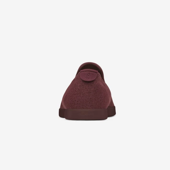 Allbirds Wool Loungers - CLASSICS: Maroon (Maroon Sole) sleek everyday shoe design