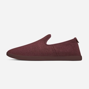 Allbirds Wool Loungers - CLASSICS: Maroon (Maroon Sole) Allbirds casual shoe styles