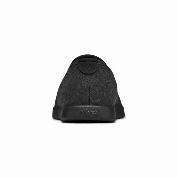 Allbirds Wool Loungers - CLASSICS: Natural BLACK sleek everyday shoe design