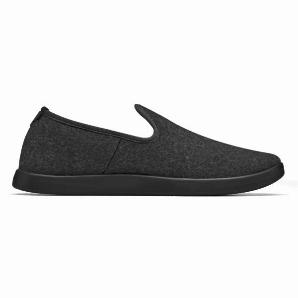 Allbirds Wool Loungers - CLASSICS: Natural BLACK sleek everyday shoe design