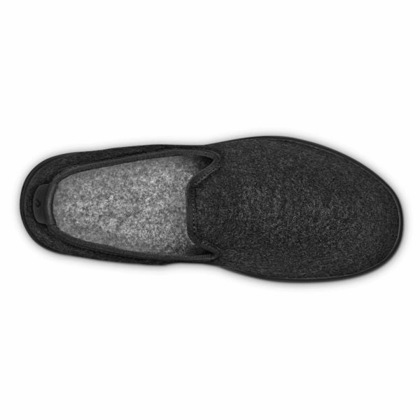 Allbirds Wool Loungers - CLASSICS: Natural BLACK sleek everyday shoe design