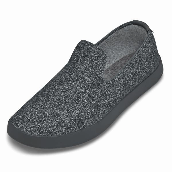 Allbirds Wool Loungers - CLASSICS: Natural Grey (Dark Grey Sole) sleek everyday shoe design
