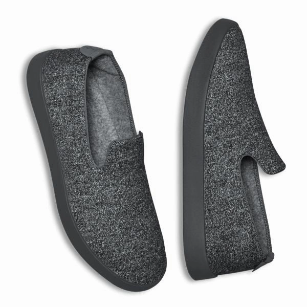 Allbirds Wool Loungers - CLASSICS: Natural Grey (Dark Grey Sole) sleek everyday shoe design