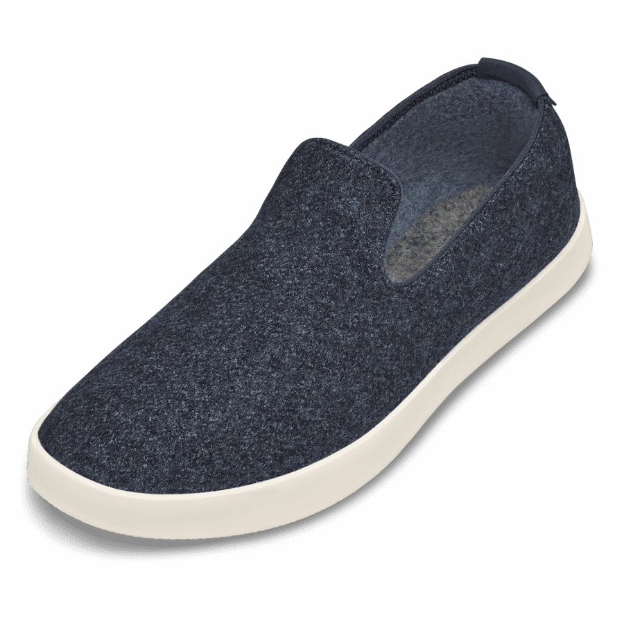 Allbirds Wool Loungers - CLASSICS: Night (White Sole) sleek everyday shoe design