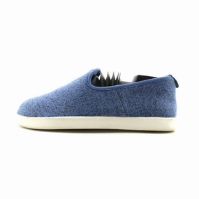 Allbirds Wool Loungers - CLASSICS: Sea Blue (Cream Sole) EX Allbirds eco-friendly footwear