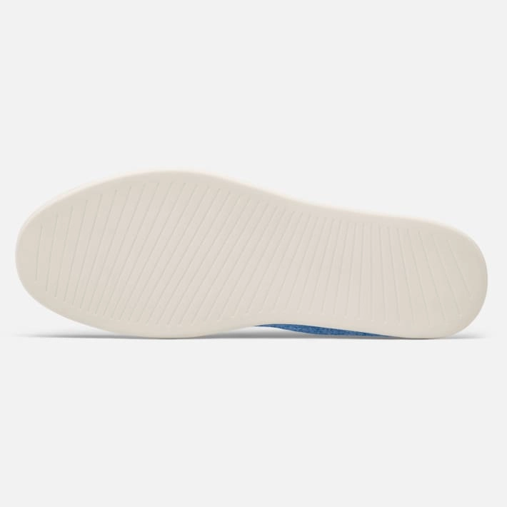 Allbirds Wool Loungers - CLASSICS: Sea Blue (Cream Sole) sleek everyday shoe design