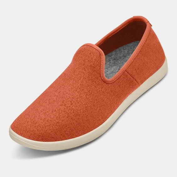 Allbirds Wool Loungers- Kea Red (Cream Sole) Allbirds casual shoe styles