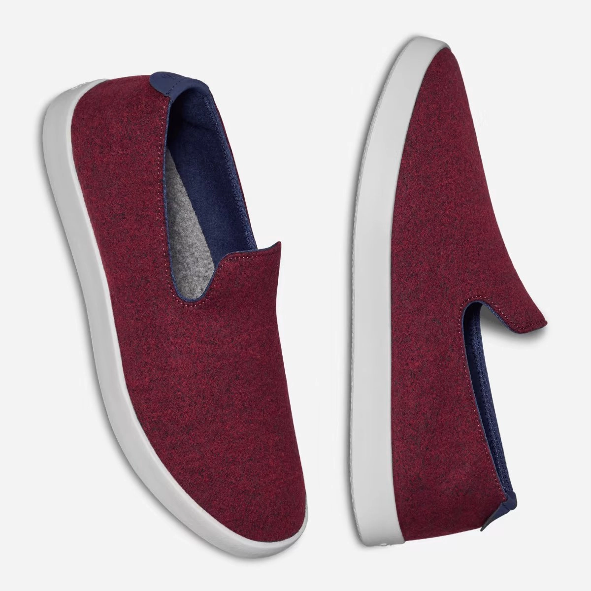 ALLBIRDS WOOL LOUNGERS- Olympus  (White Sole) sleek everyday shoe design