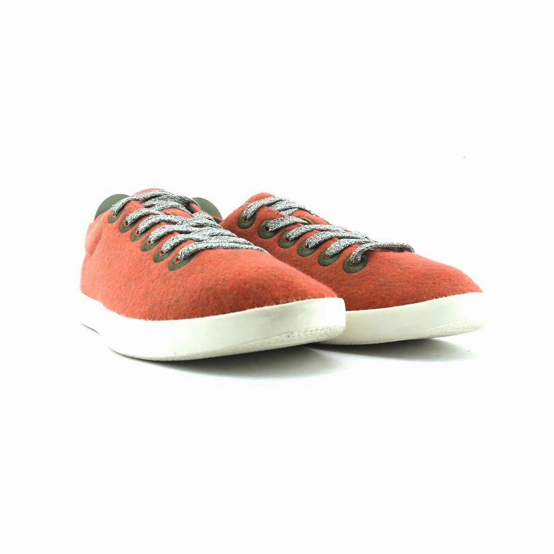 ALLBIRDS WOOL PIPER - Brick Orange (White Sole) casual comfortable footwear