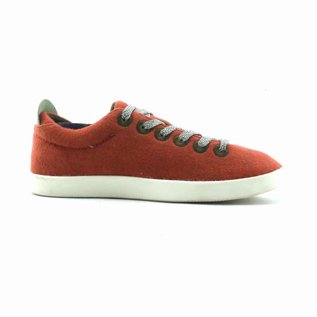 ALLBIRDS WOOL PIPER - Brick Orange (White Sole) casual comfortable footwear