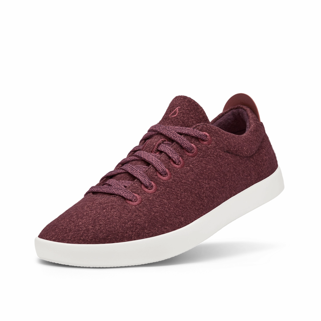 Allbirds Wool Pipers - Hazy Burgundy (White Sole) casual comfortable footwear