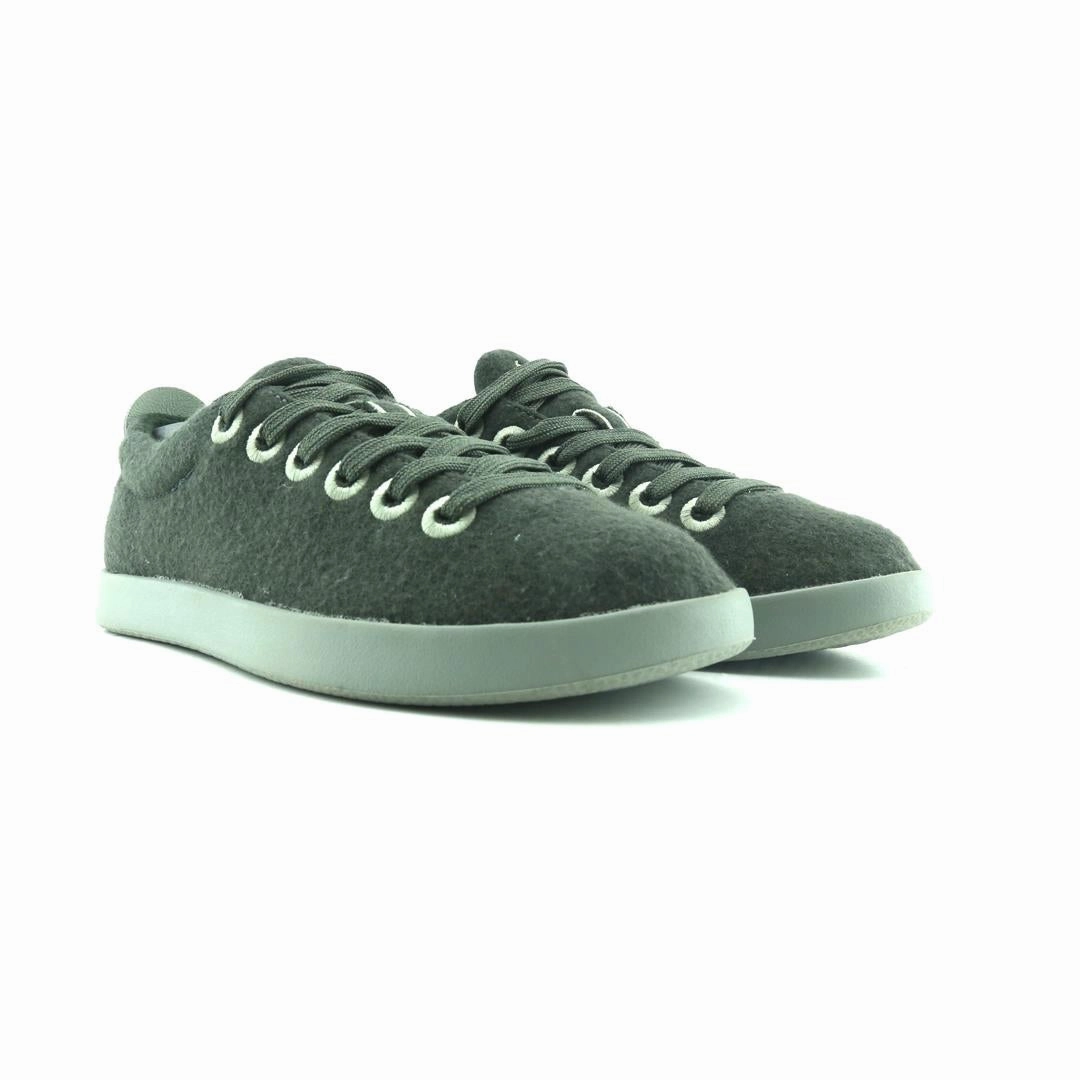 Allbirds Wool Pipers- Dark Jungle (Hazy Pine Sole) casual comfortable footwear