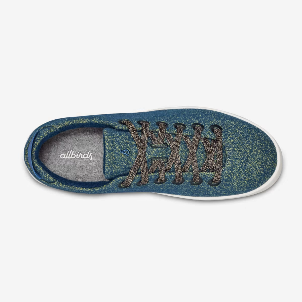 Allbirds Wool Pipers -LIMITED EDITION- Garden Blue (White Sole) sleek everyday shoe design