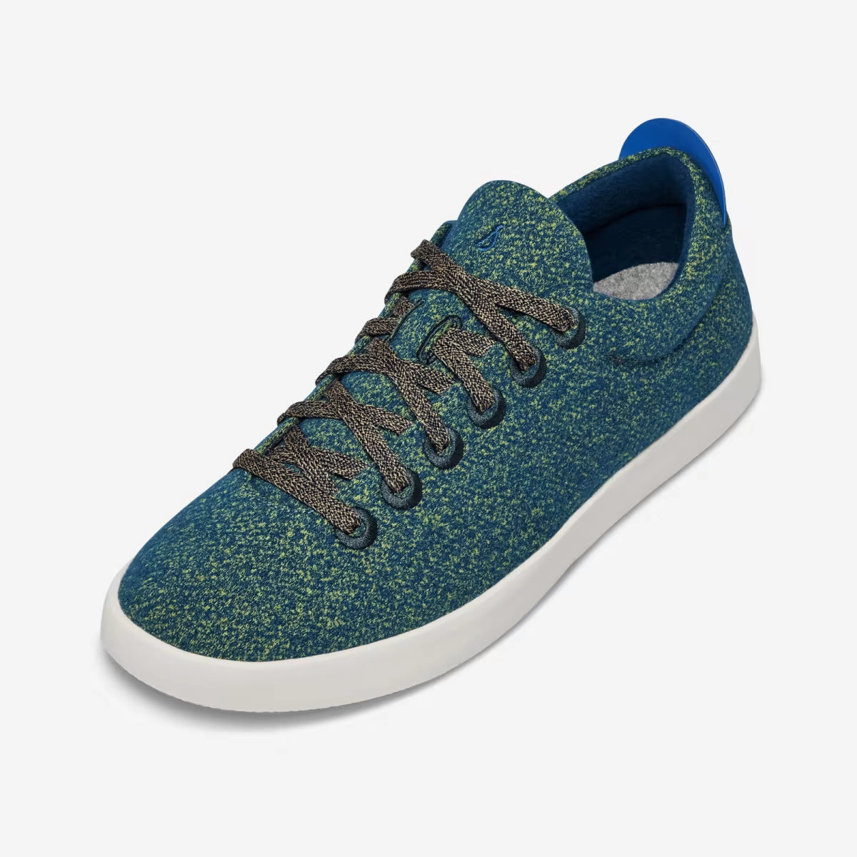 Allbirds Wool Pipers -LIMITED EDITION- Garden Blue (White Sole) sleek everyday shoe design