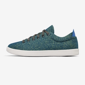 Allbirds Wool Pipers -LIMITED EDITION- Garden Blue (White Sole) Allbirds casual shoe styles