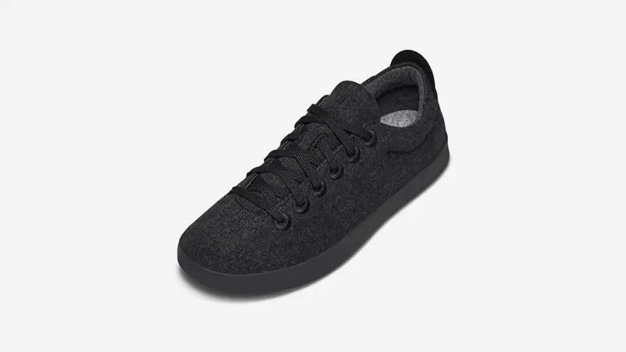 Allbirds Wool Pipers -LIMITED EDITION: Natural Black (black Sole) sleek everyday shoe design