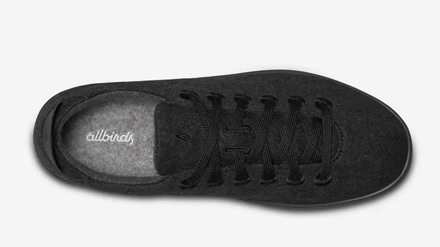Allbirds Wool Pipers -LIMITED EDITION: Natural Black (black Sole) sleek everyday shoe design