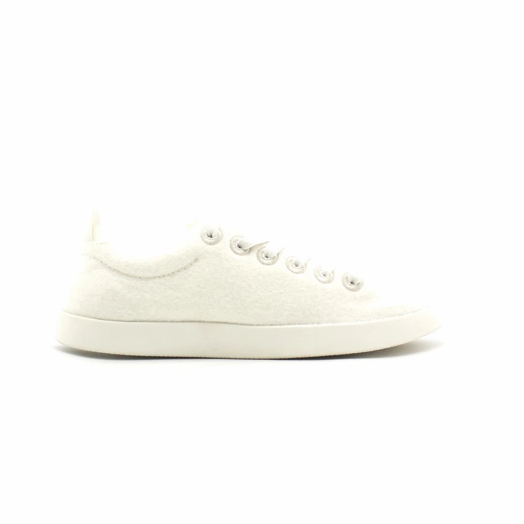 Allbirds Wool Pipers -LIMITED EDITION- Natural White (White Sole) EX sleek everyday shoe design